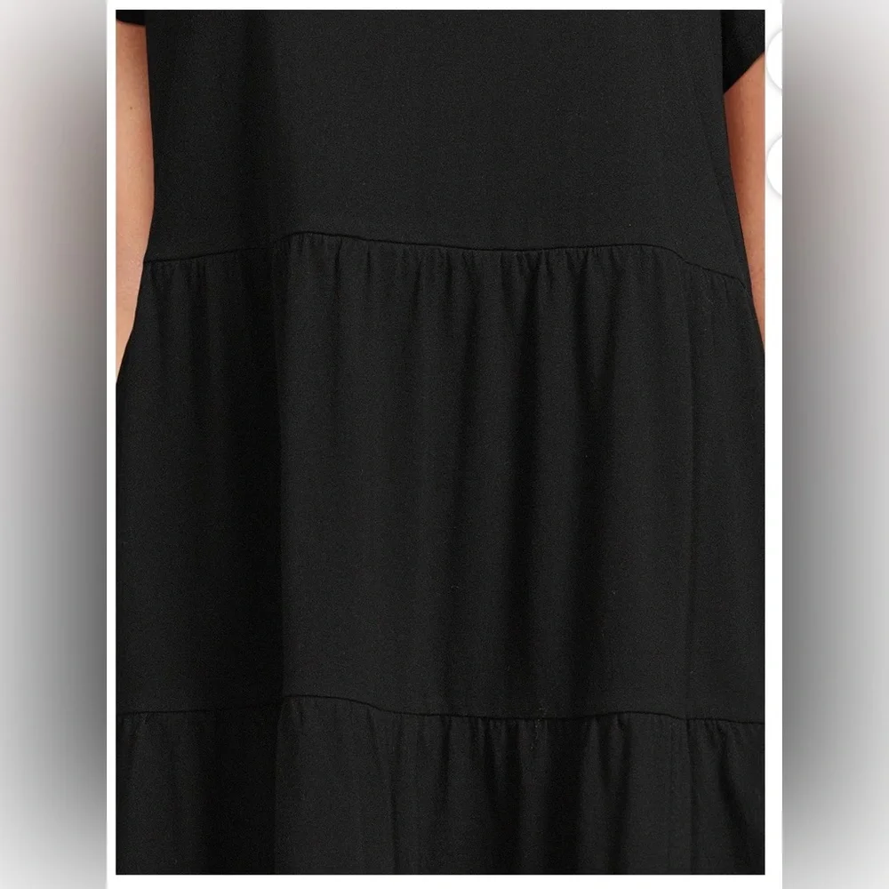 Time and Tru Women's Tiered Knit Dress - Picture 4 of 7